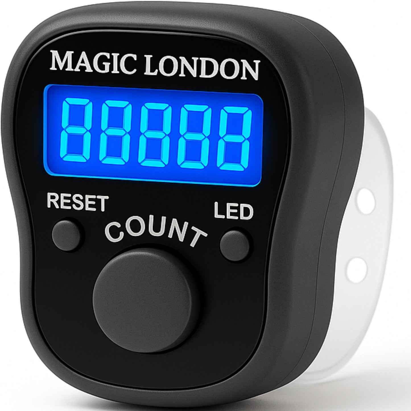 Magic London Digital LED Finger Tally Counter – Clicker for Prayer, Gym, or Inventory