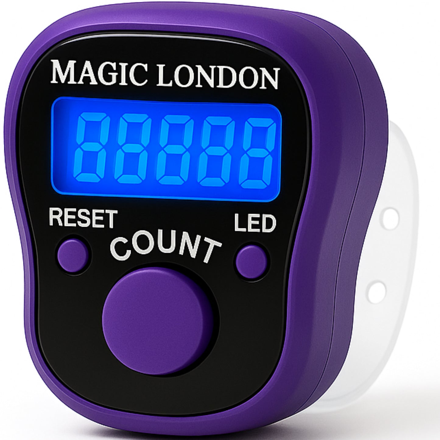 Magic London Digital LED Finger Tally Counter – Clicker for Prayer, Gym, or Inventory