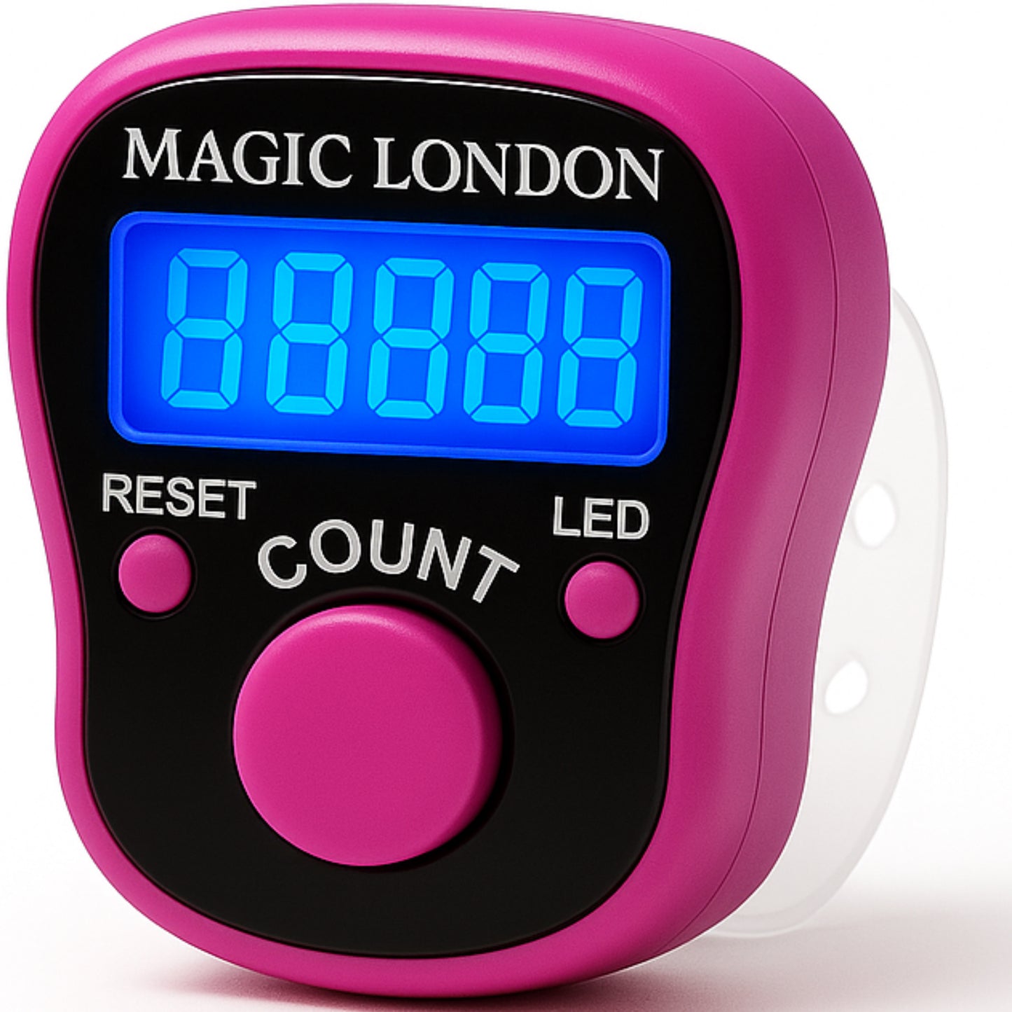 Magic London Digital LED Finger Tally Counter – Clicker for Prayer, Gym, or Inventory