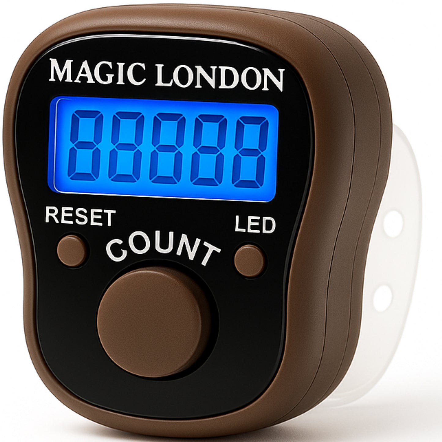 Magic London Digital LED Finger Tally Counter – Clicker for Prayer, Gym, or Inventory