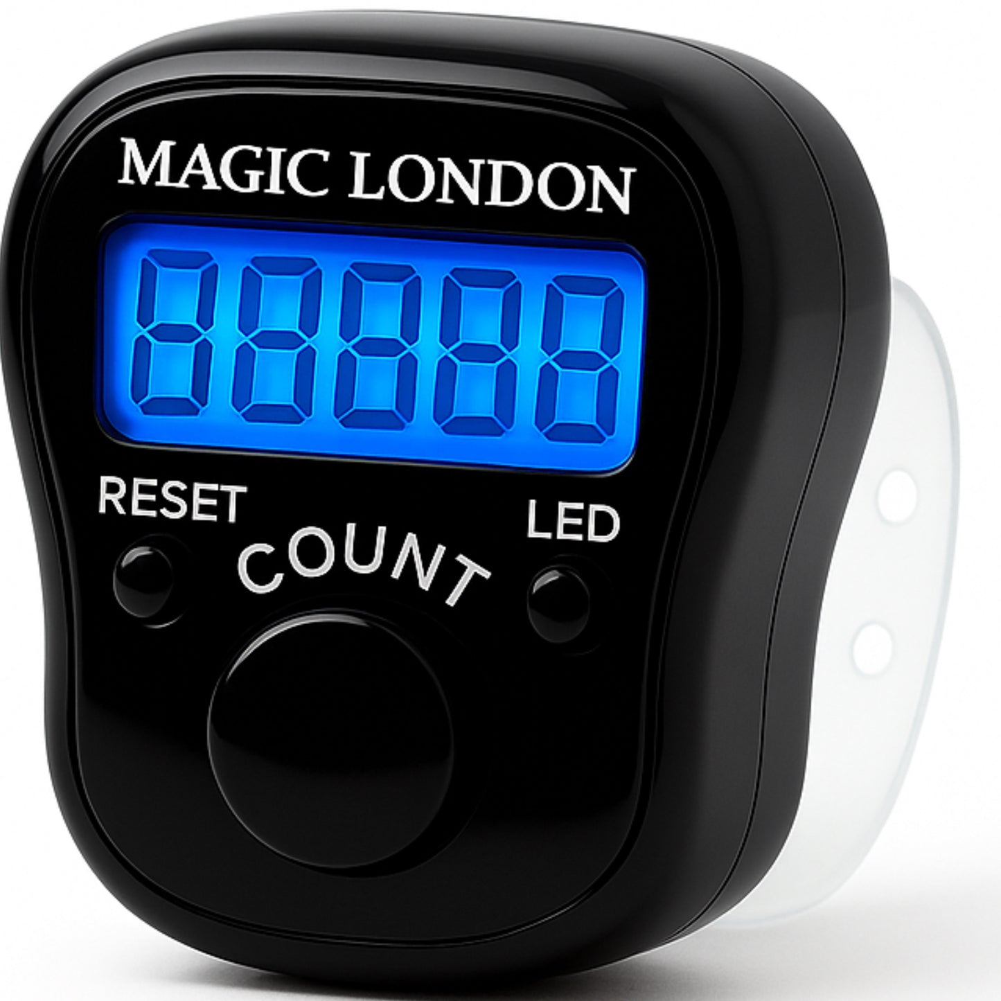 Magic London Digital LED Finger Tally Counter – Clicker for Prayer, Gym, or Inventory