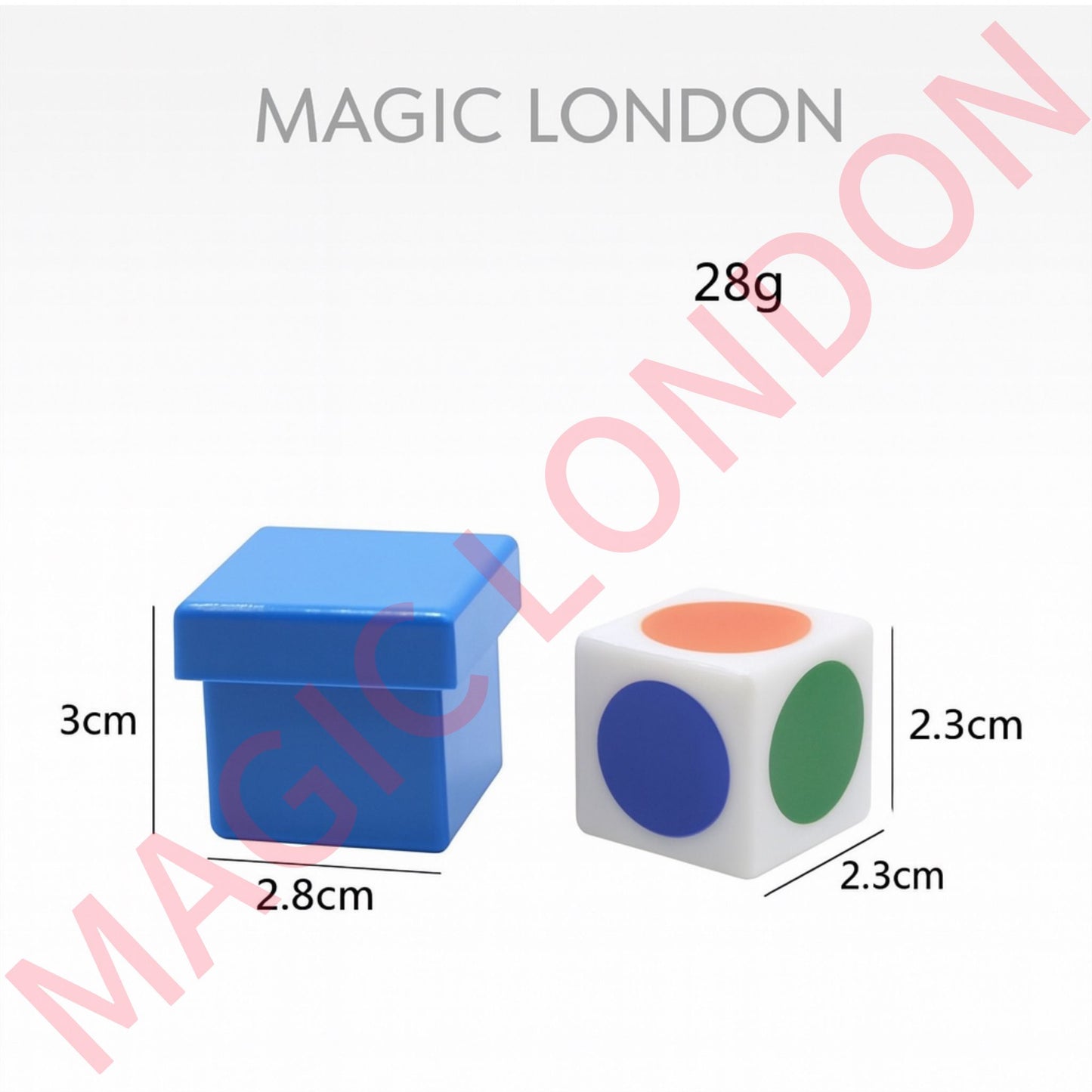 Magician's Color Vision Illusion Colour Prediction Box Magic Trick Random Colour