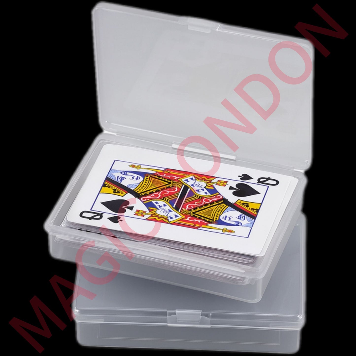 New Poker Storage Box Plastic Magic Poker Case for Cards Storage Card Trick