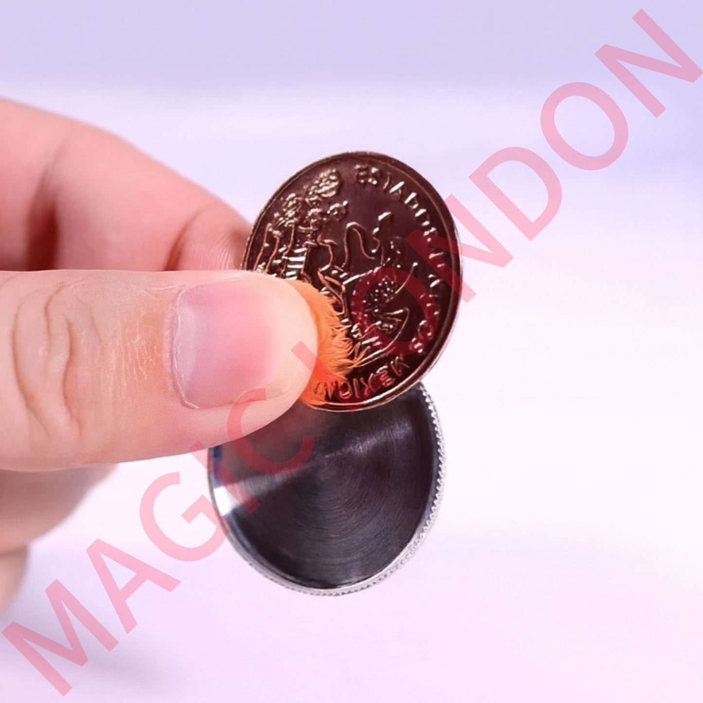 Magic Tricks Dime & Penny Bang Ring Coin Scotland Coins For Magic Show