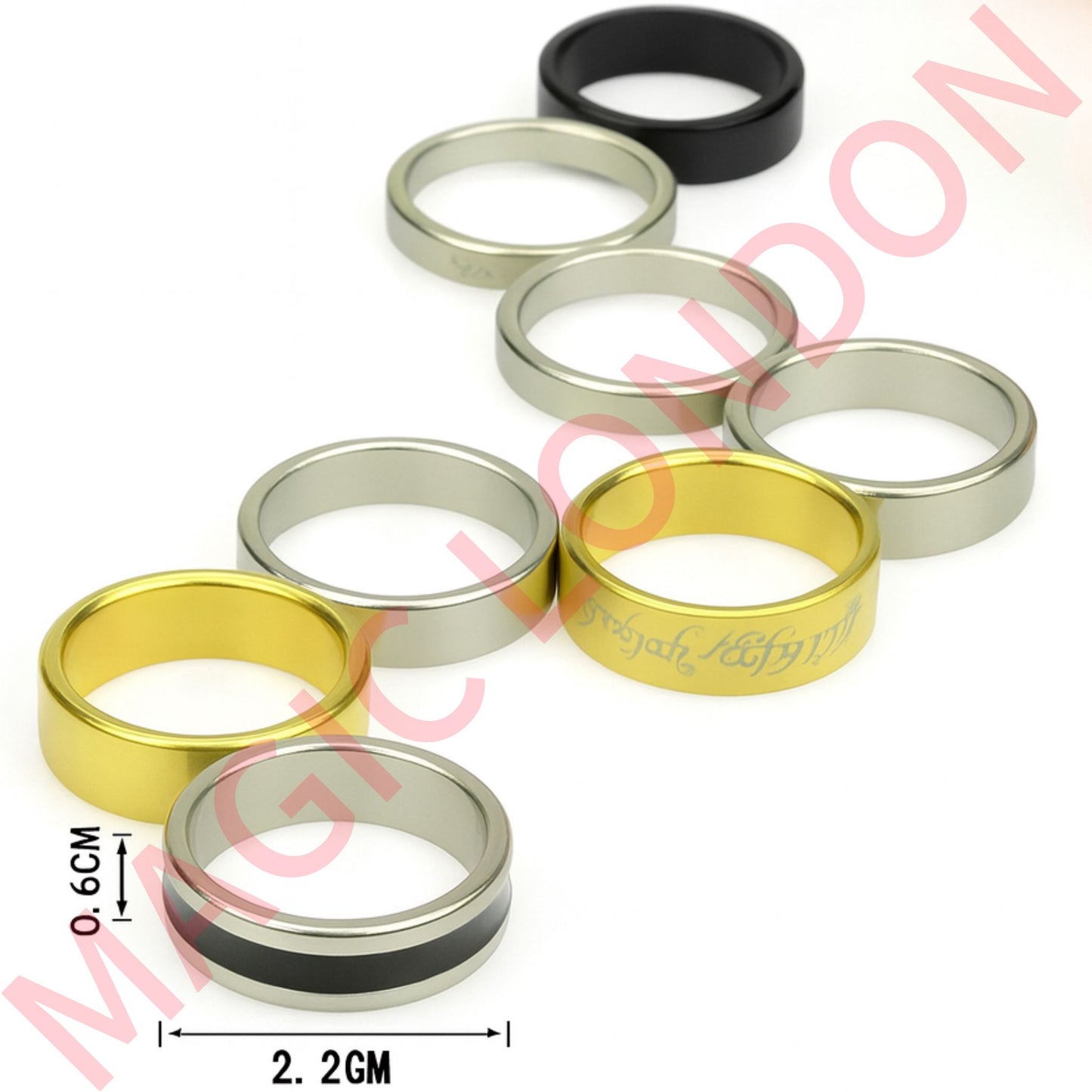 Magic Prop Magnetic Ring For Magician Magic Show Prop