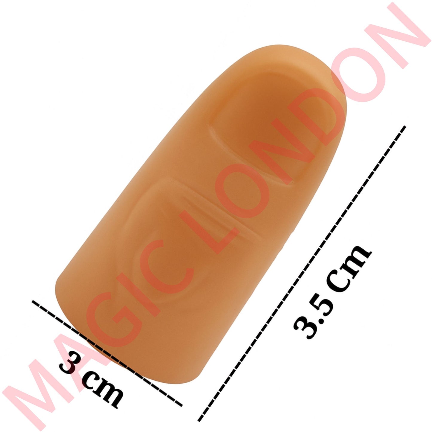 1x Thumb Tip Blendo Finger Magic Trick Silk Vanish 4 Colour Silk