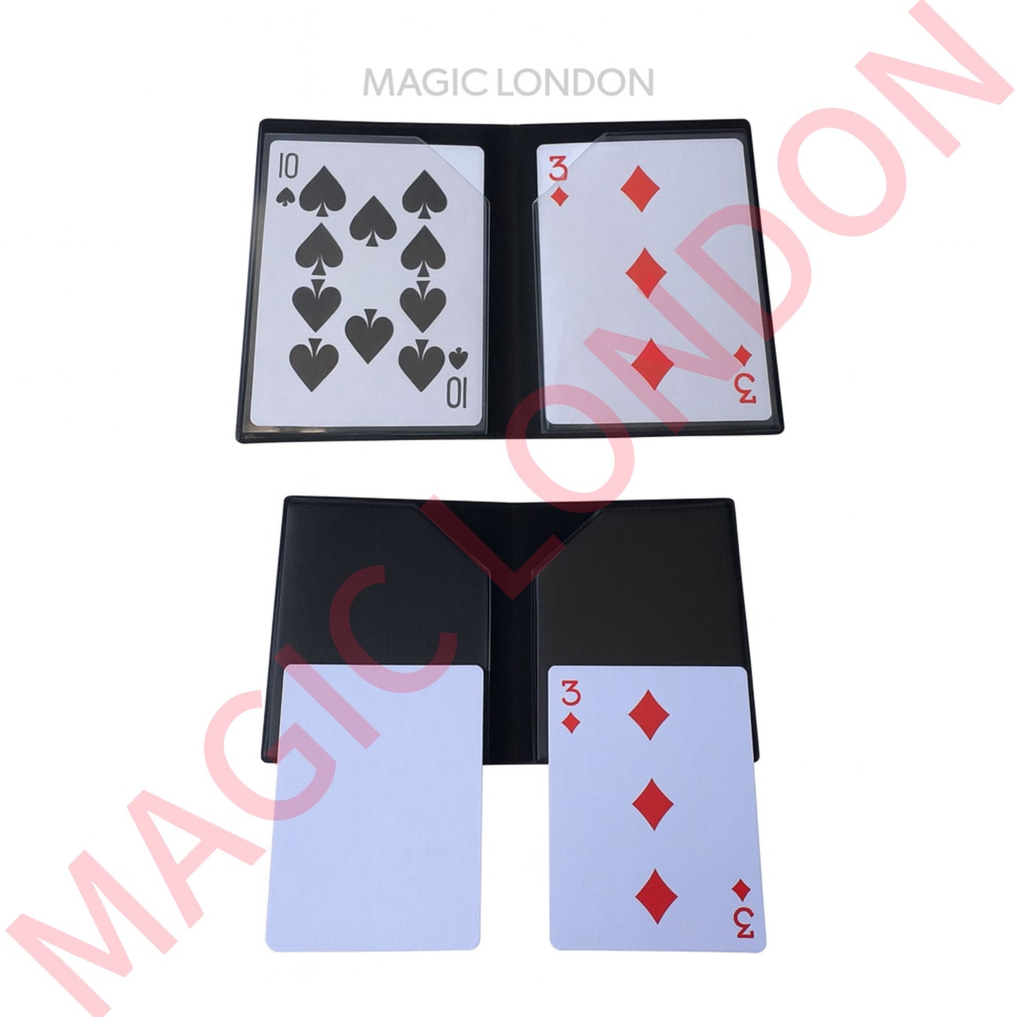 New Magic Optical Wallet Transfer Marks To Other Card Shift To Spade 10 trick