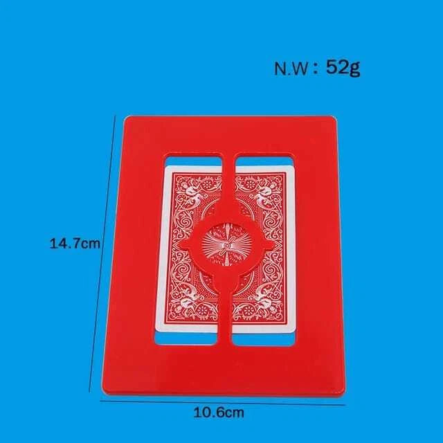 Classic Magic Penetrate Through Glass Close Up Magic Trick Show Prop