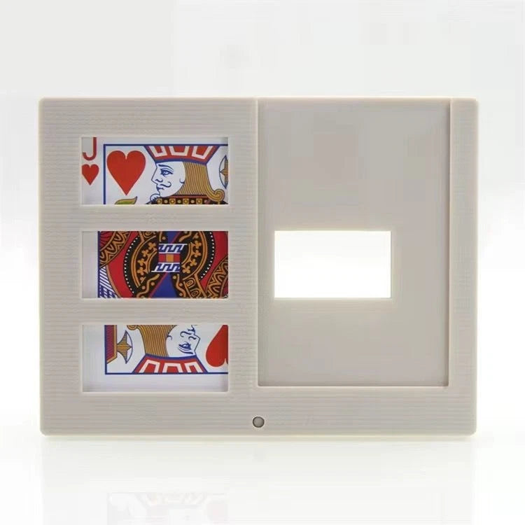 Zig Zag Photo Frame Magic Tricks Cut Card Restore Illusion Magic Prop Toy Easy