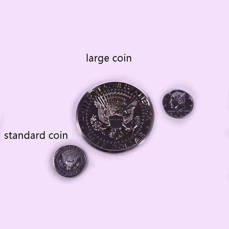 Close up Magic Large Joker Coin Prop Tricky Big Coin Gimmick Prop