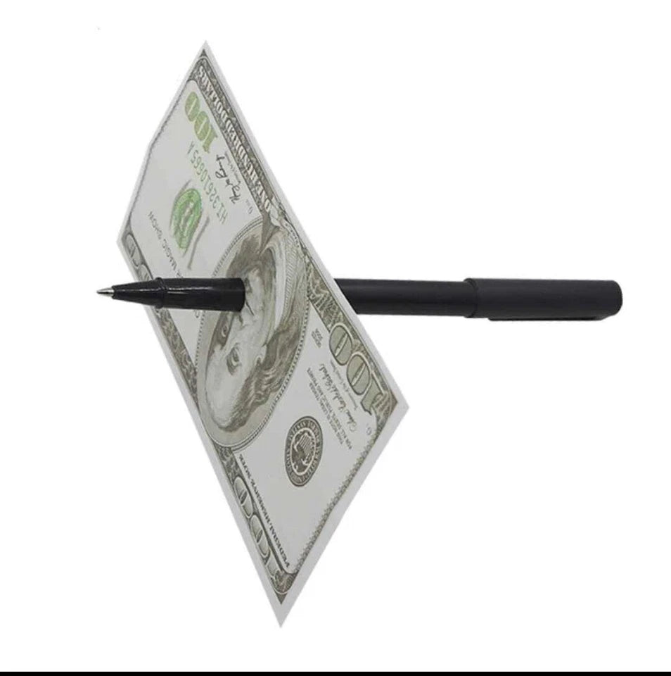 Fantastic Penetrating Pen Through Dollar Magic Stage Show Props