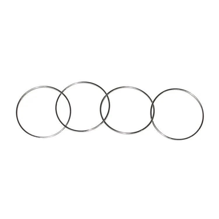 BrilliantMagic Chinese Metal Linking Rings Magic Tricks Connected Linked 4 Rings