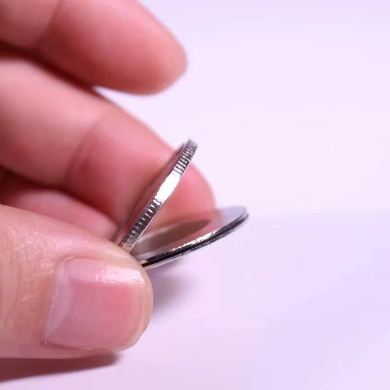 Classic Close-Up Magic Flipper Coin Trick Gimmick Prop Metal Folding Coin