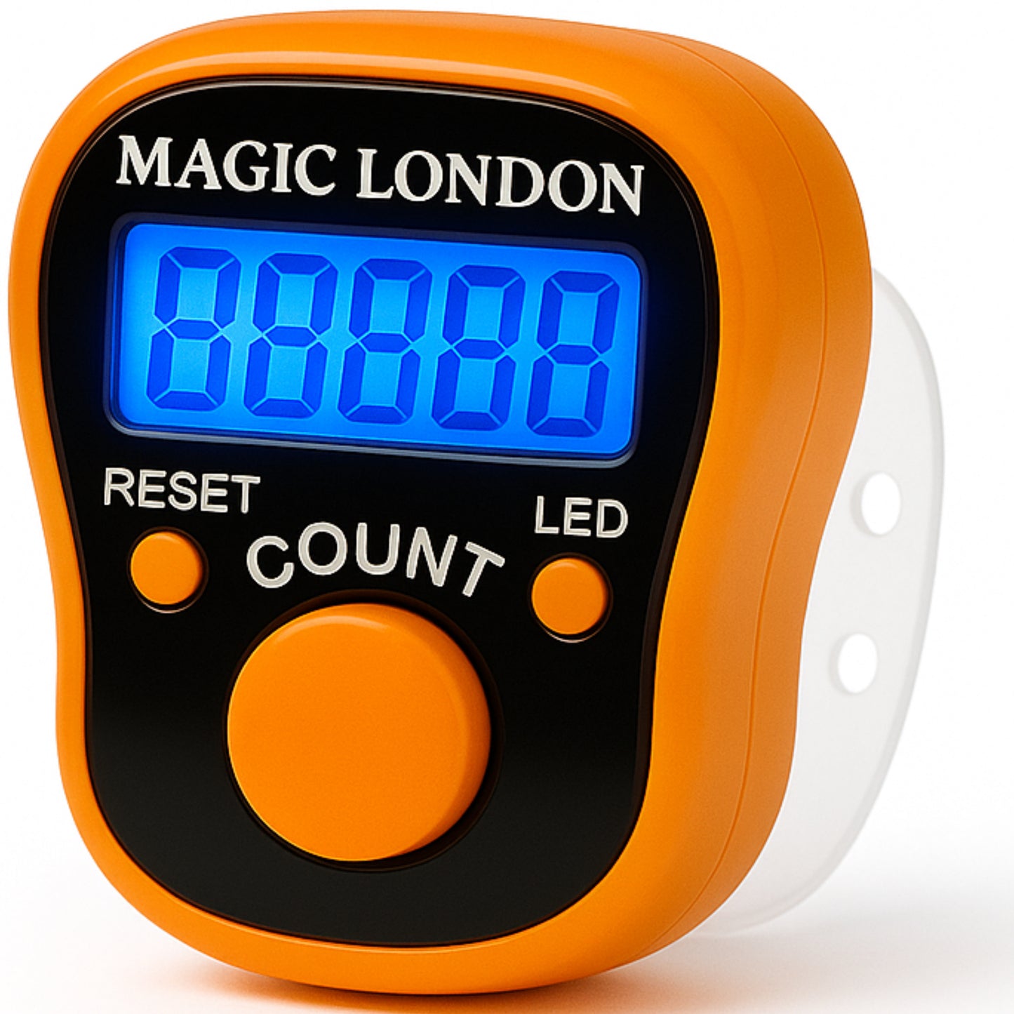 Magic London Digital LED Finger Tally Counter – Clicker for Prayer, Gym, or Inventory