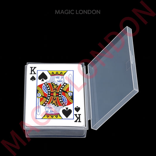 New Poker Storage Box Plastic Magic Poker Case for Cards Storage Card Trick