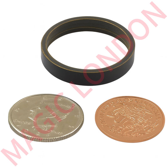 Magic Tricks Dime & Penny Bang Ring Coin Scotland Coins For Magic Show