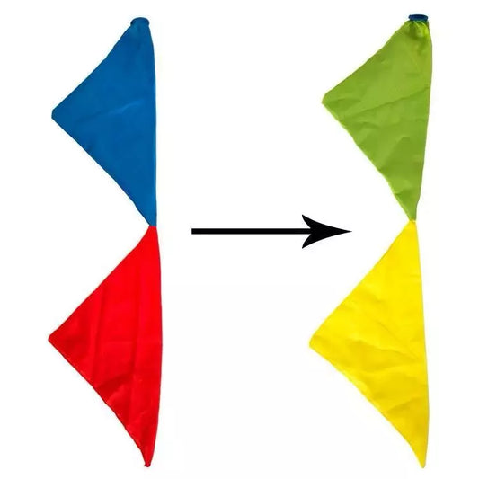 BrilliantMagic Magic Changing Colors Scarves Prop Set