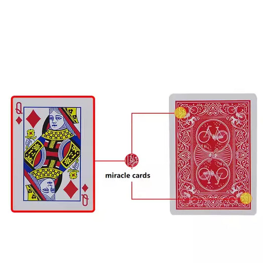 Brilliant Magic Magic Reading Playing Cards Deck Trick Mind-Blowing Marked Cards