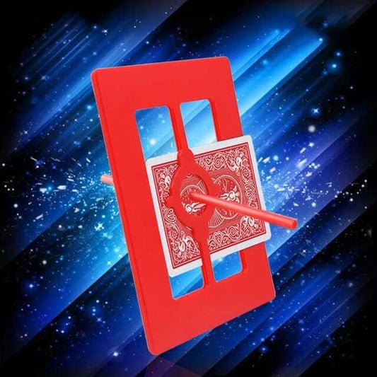 Classic Magic Penetrate Through Glass Close Up Magic Trick Show Prop