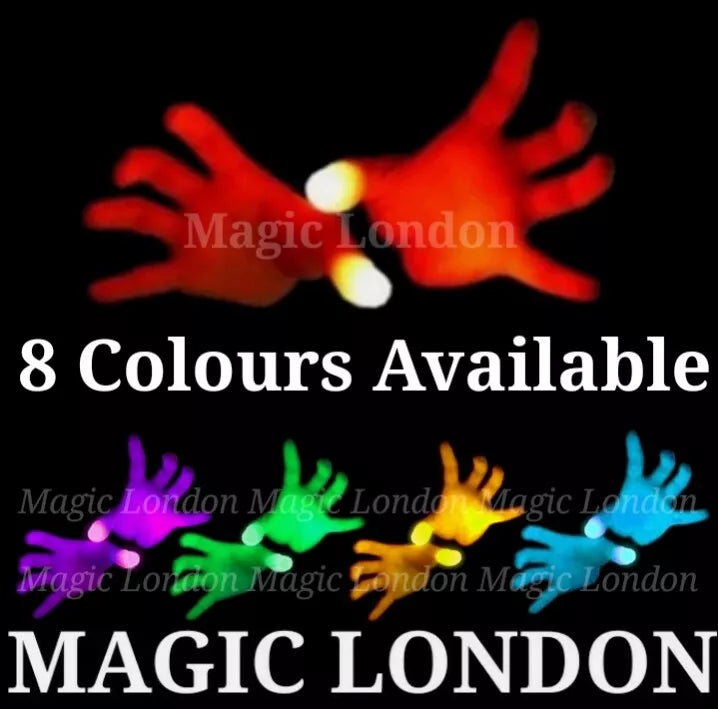 2× Light from Anywhere Magic Light up flashing thumbs trick appearing light