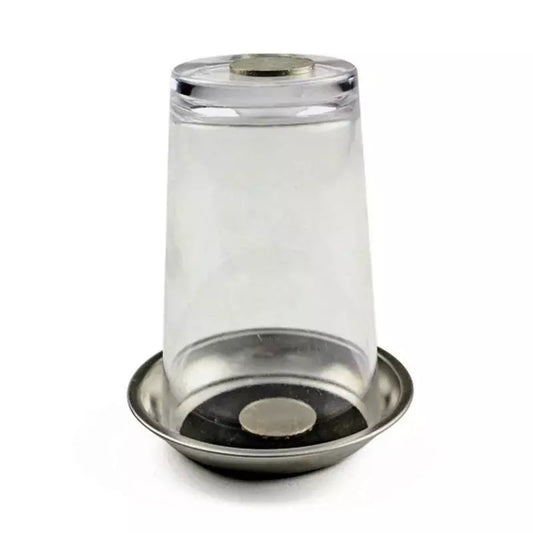 Easy to Perform Coin through Glass Magic Coin Trick Toys Coin Through Cup