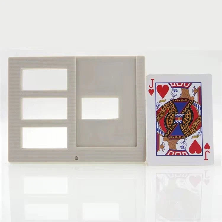 Zig Zag Photo Frame Magic Tricks Cut Card Restore Illusion Magic Prop Toy Easy