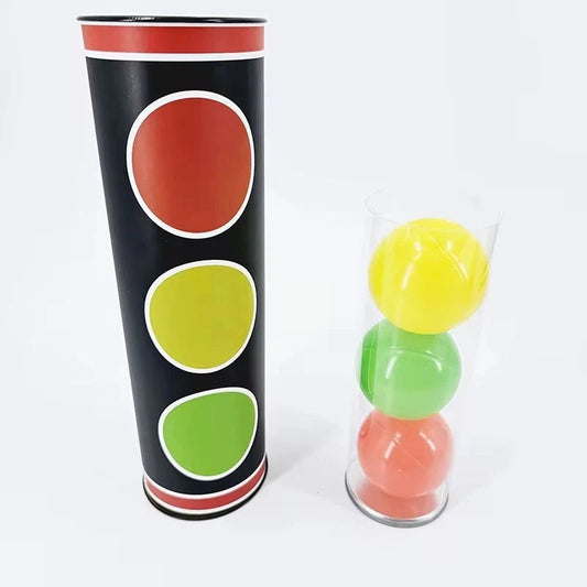 Close-Up Magic Illusion Trick with Plastic Traffic Lights Toy